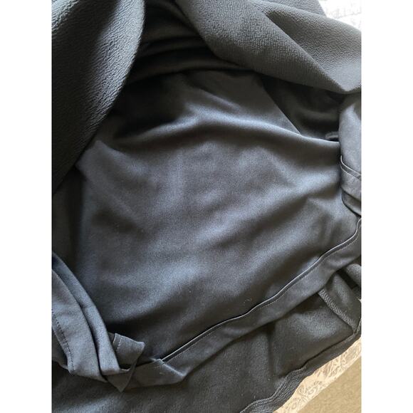 Lulus Last Forever one shoulder dress women’s size M black ruffle event elegant - Picture 5 of 5